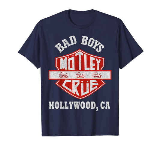 Mötley Crüe – Bad Boys Shield T-Shirt