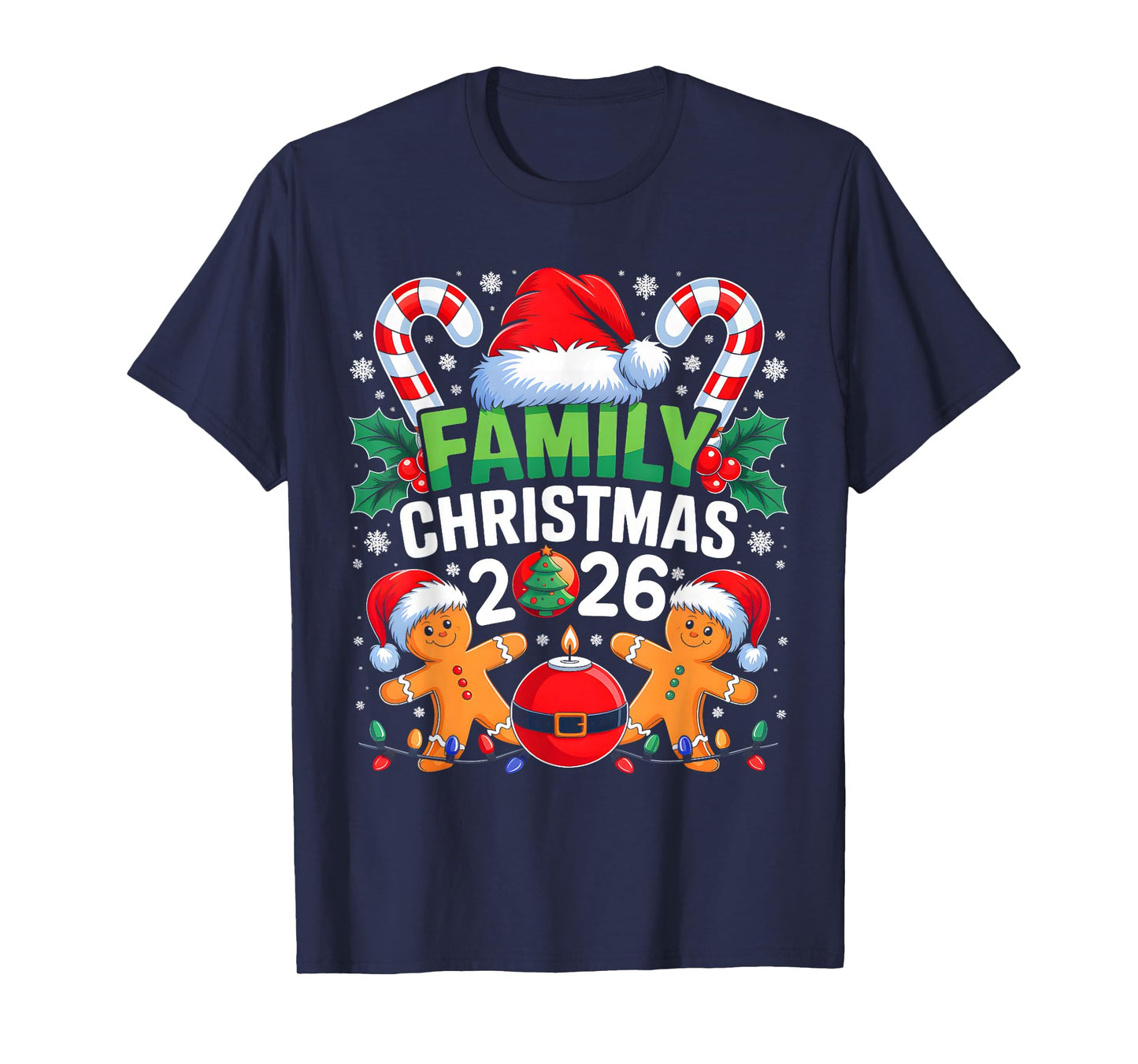 Christmas 2026 Family Matching Costume Team Santa Elf Squad T-Shirt