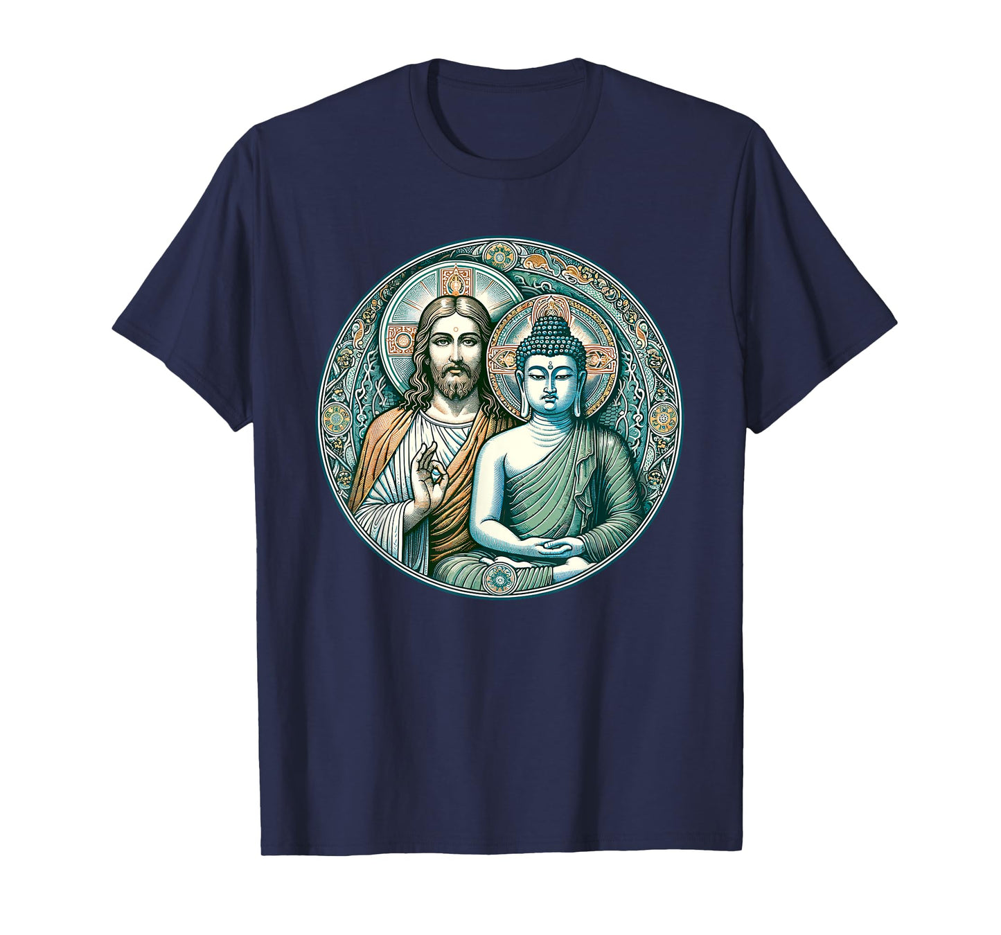 Buddha and Jesus Christ T-Shirt