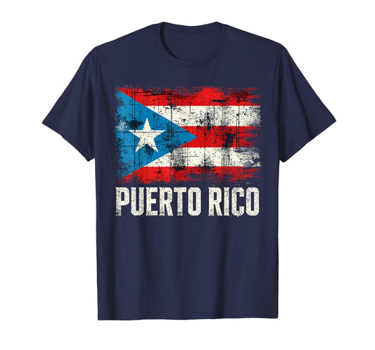 Puerto Rico Flag Heritage Month Hispanic Boricua Rica T-Shirt