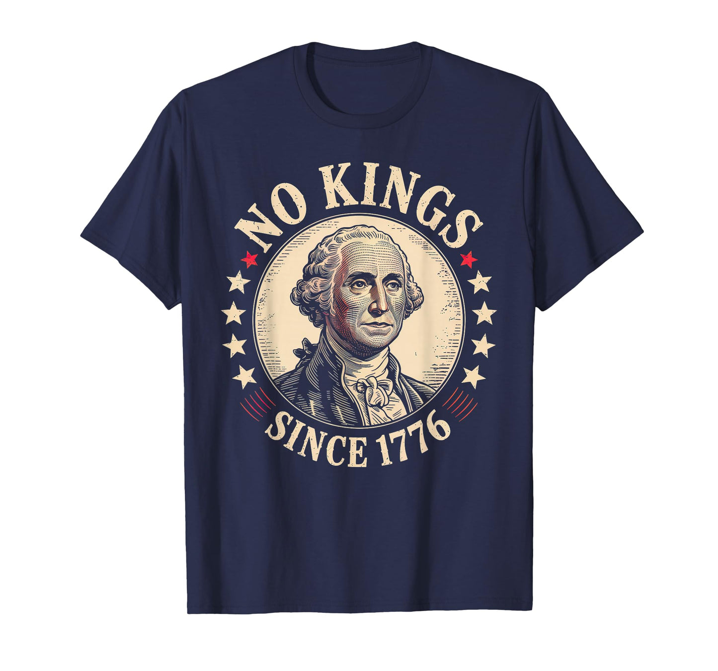 No Kings In America 1776 T-Shirt