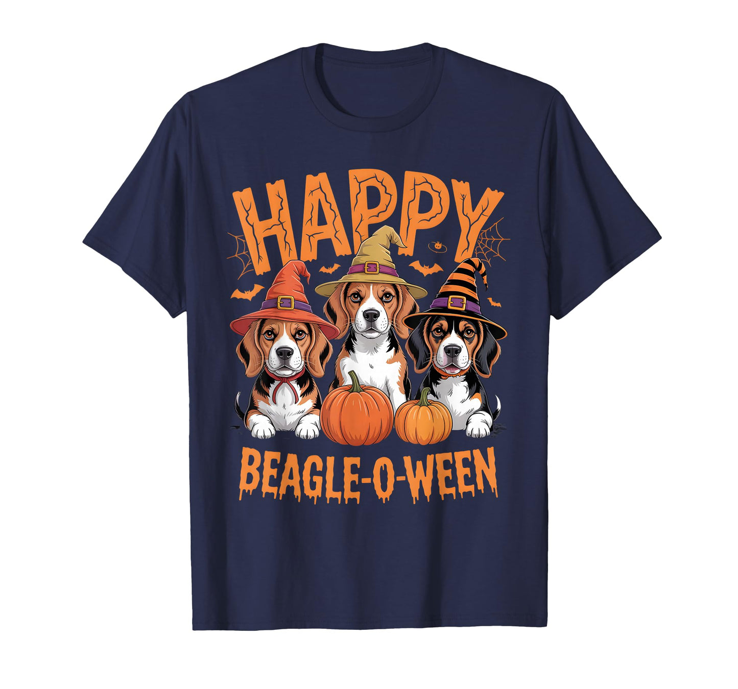 Happy Beagle-O-Ween Beagle Dogs Funny Halloween Outfit T-Shirt