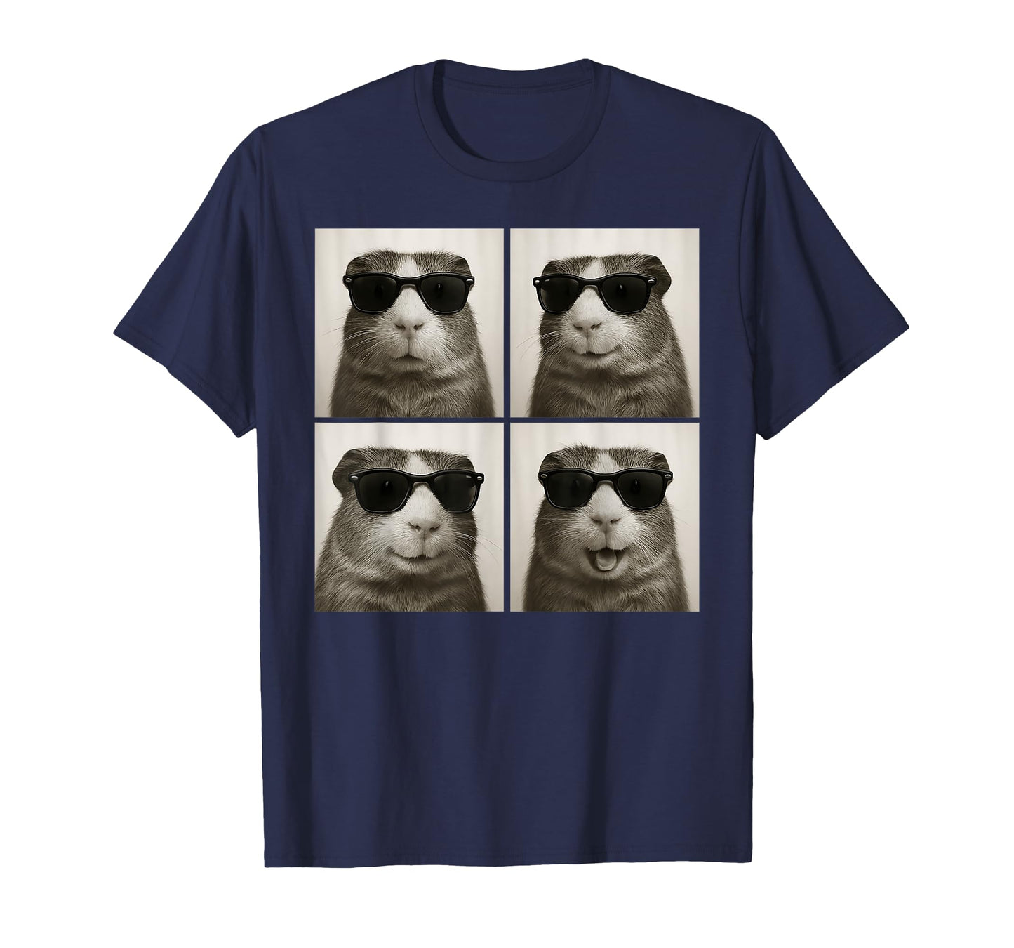 Funny Guinea Pig Lover Cute Guinea Pig Photo Booth T-Shirt