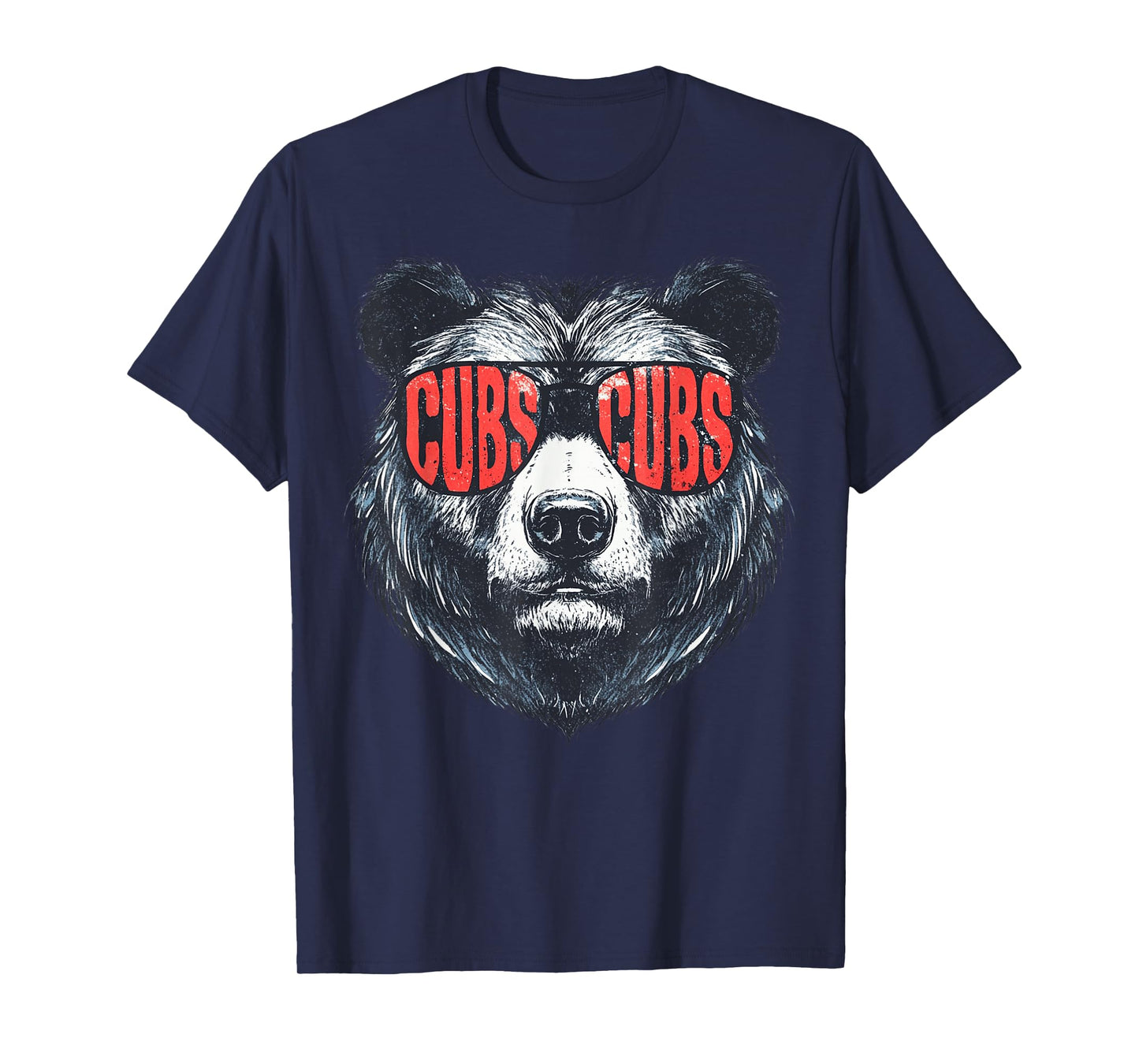 Cubs Wearing Sunglasses Retro Vintage T-Shirt