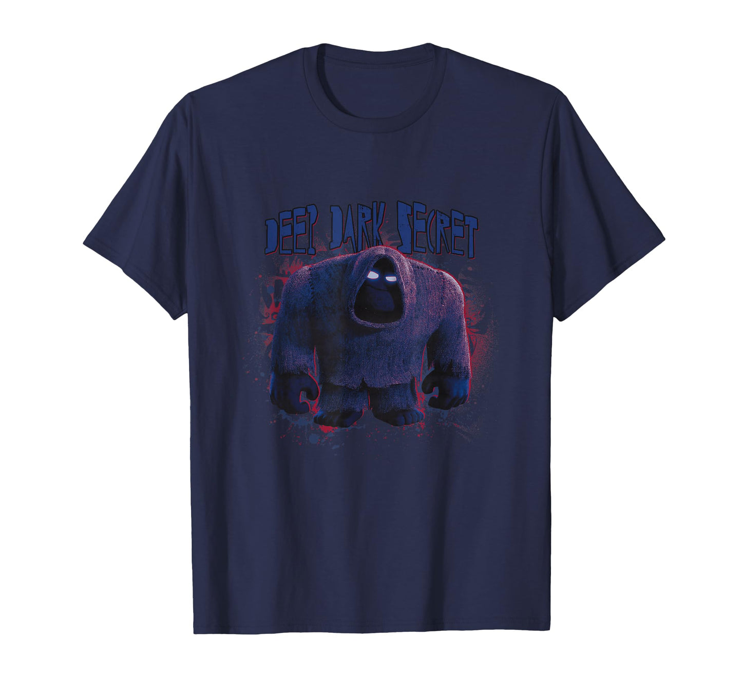Disney Pixar Inside Out 2 Deep Dark Secret Splash Paint Logo T-Shirt
