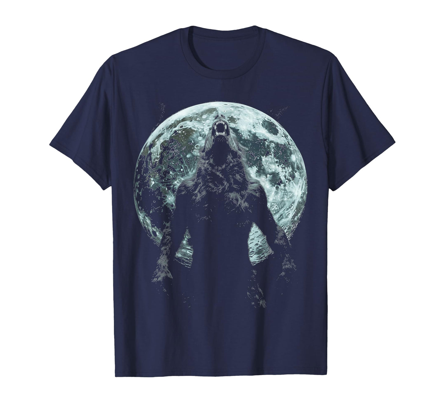 Werewolf Wolf Howling Moon Alpha Male Halloween Sigma Male T-Shirt