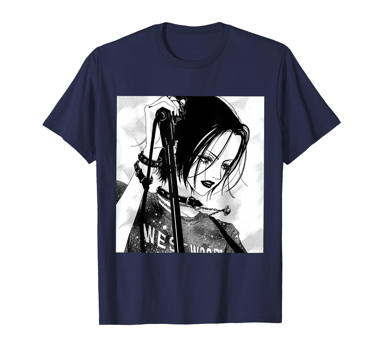 Anime Gothic Girl Aesthetic Soft Grunge Waifu Japanese Otaku T-Shirt