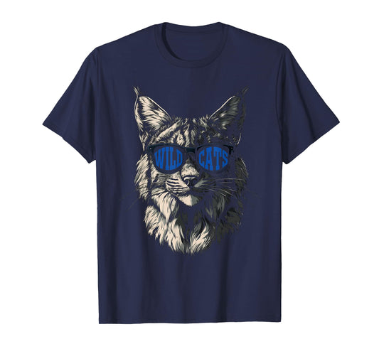 Classic Wildcats Name Styles | Cat's Lovers Animal Game Day T-Shirt