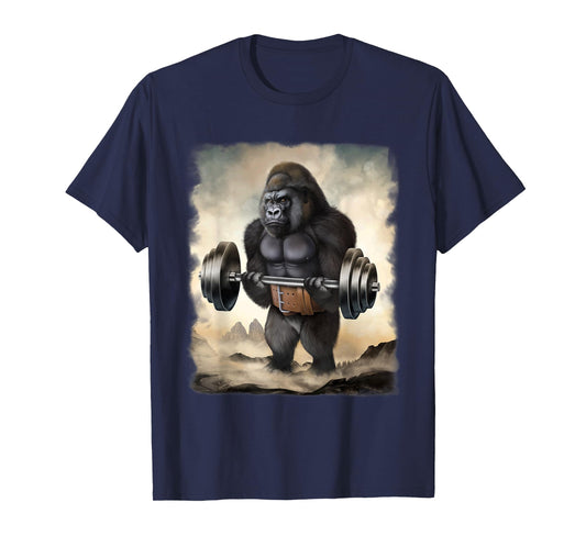 Gorilla Muscle Training Weightlifting T-Shirt