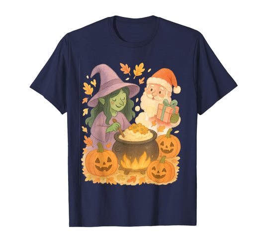Whimsical Witch Gift for Halloween Thanksgiving Christmas T-Shirt