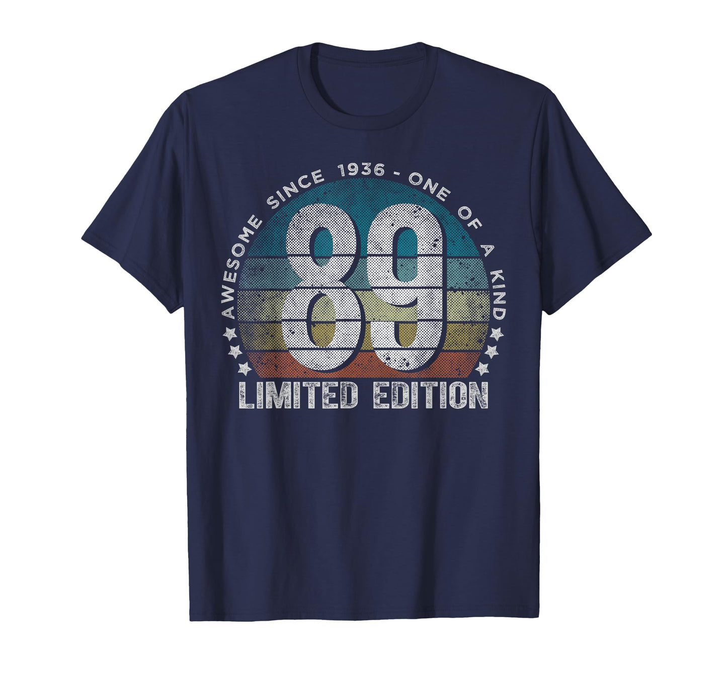 89 Year Old Gifts Vintage 1936 Limited Edition 89th Birthday T-Shirt
