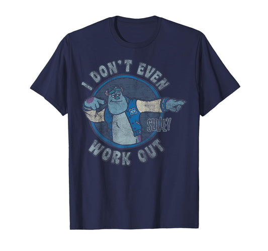 Disney Pixar Monsters Inc. Sulley Doesn't Even Workout T-Shirt