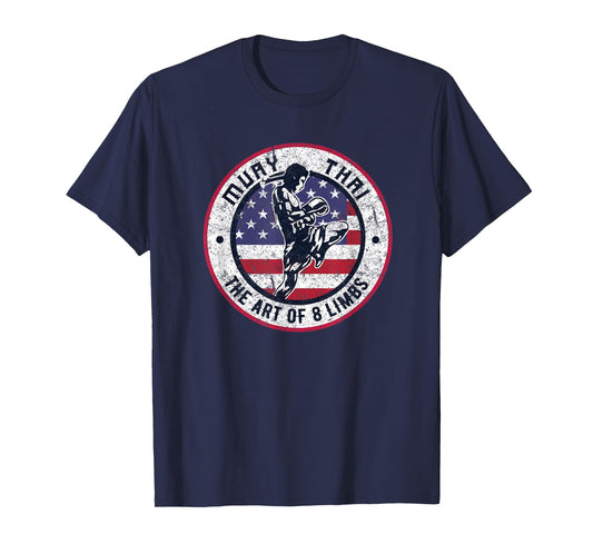 Vintage Muay Thai Karate | Boxing Mixed Martial Arts T-Shirt