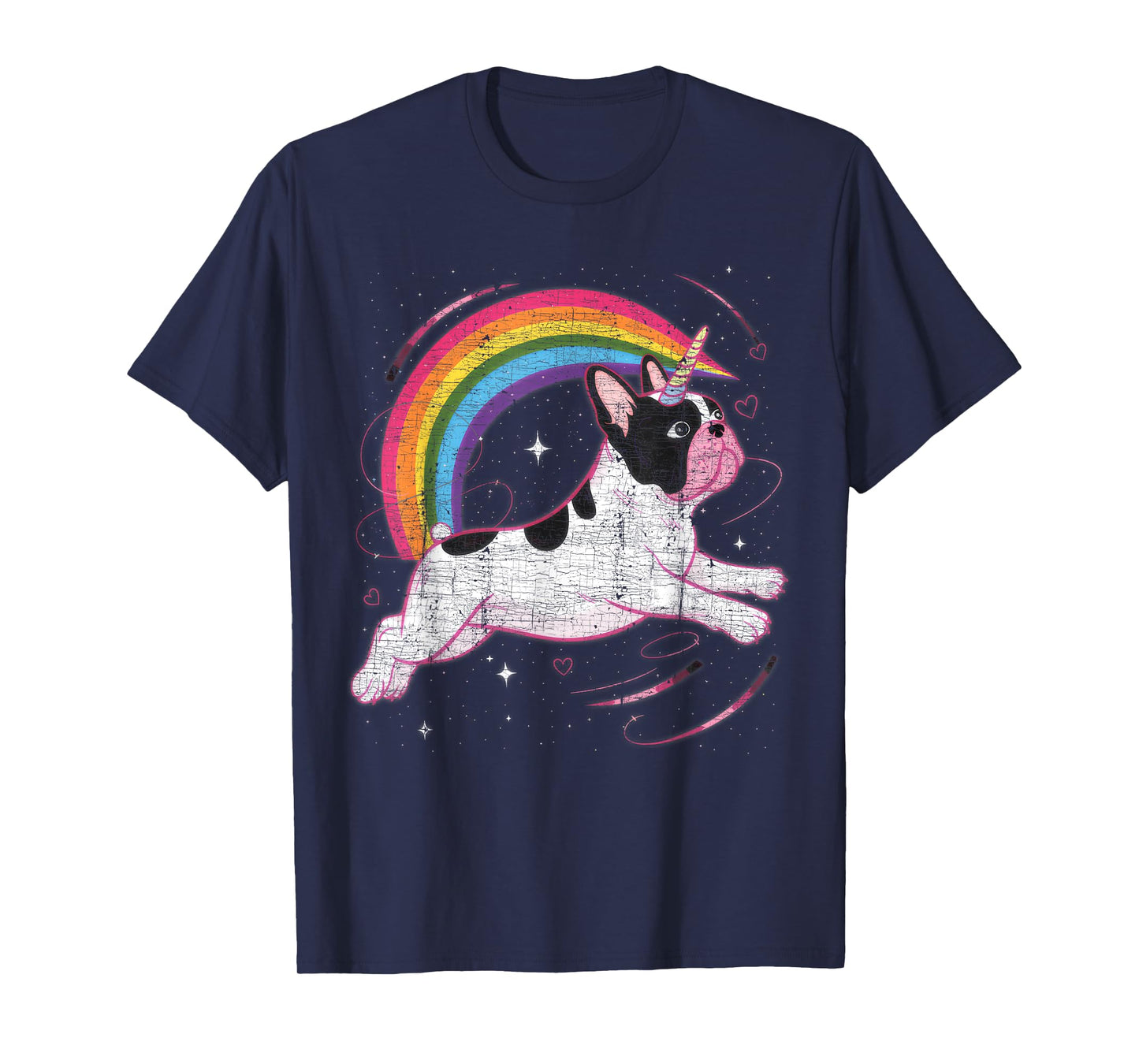 Retro French Bulldog T-Shirt for Men Women Kids