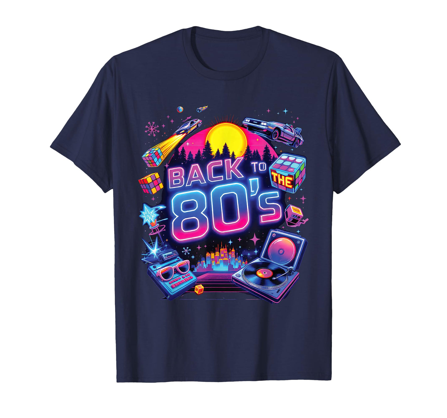 Back To The 80's Retro Vibrant Throwback Celebration T-Shirt