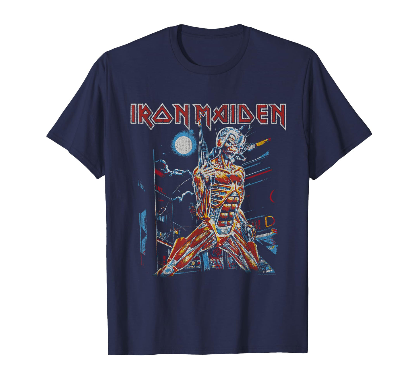 Iron Maiden - Vintage Cityscape T-Shirt