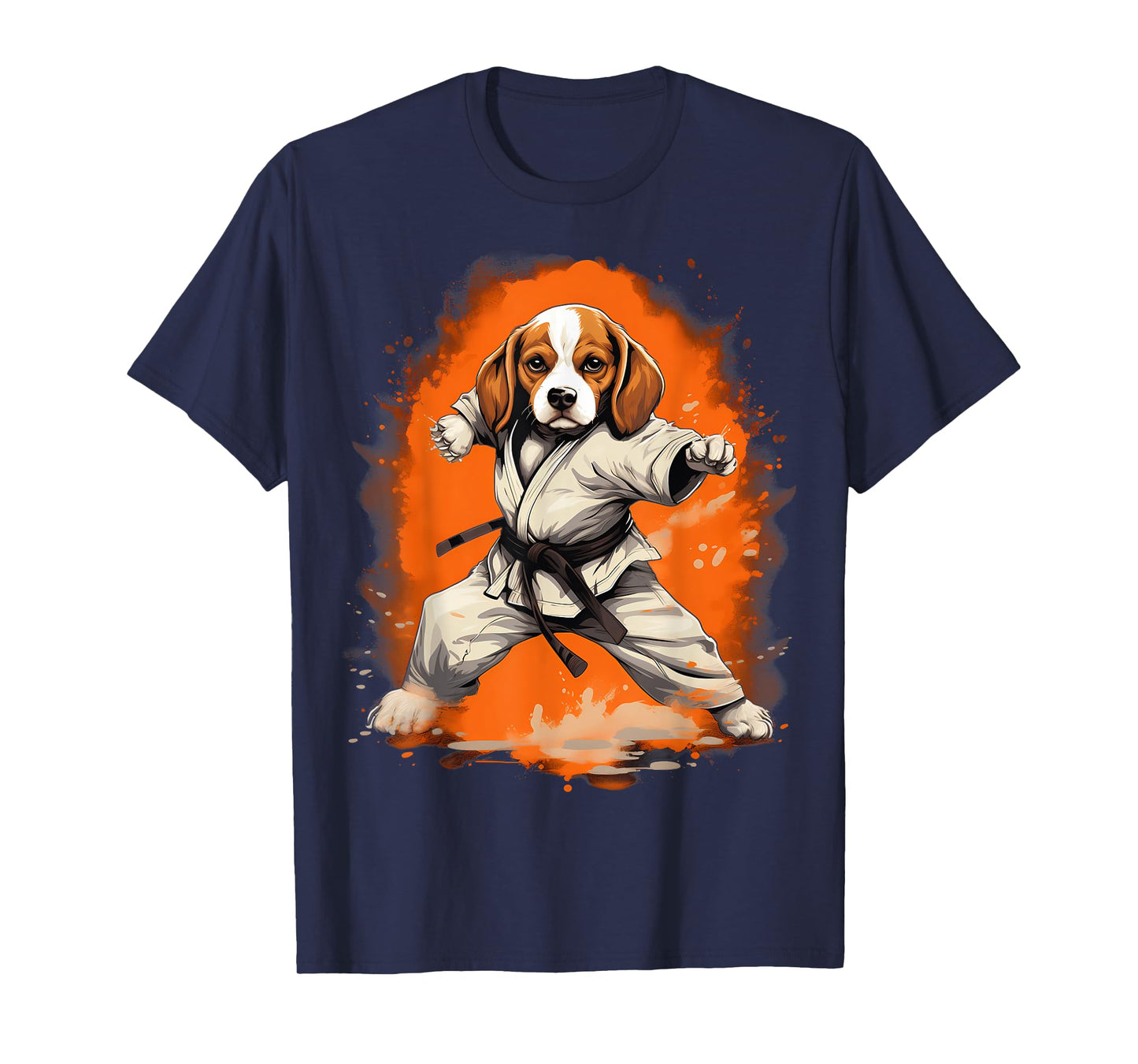 MMA Beagle Dog Karate Men Women Kids T-Shirt