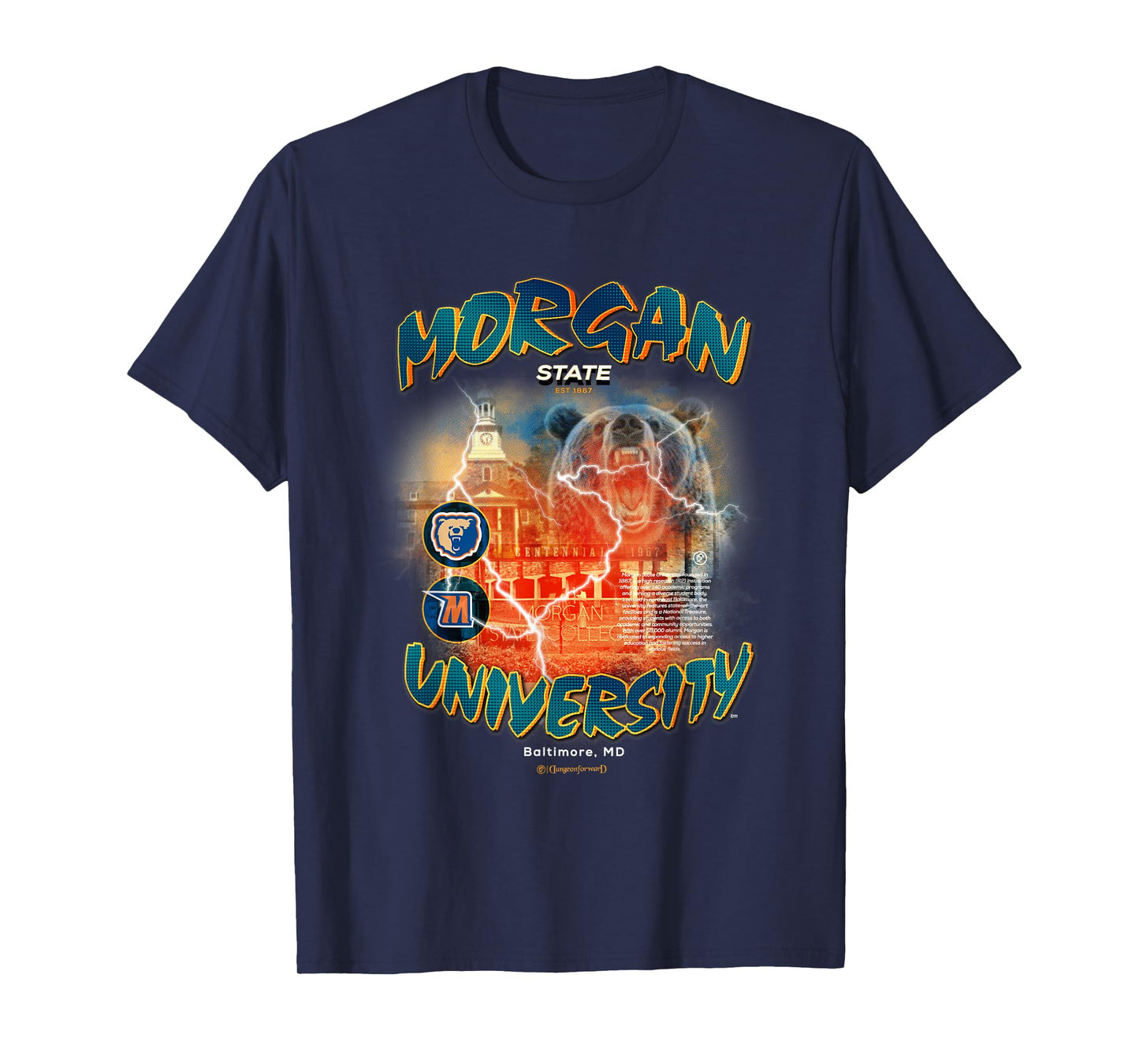 The Yard Essentials - Morgan State University - Bootleg T-Shirt