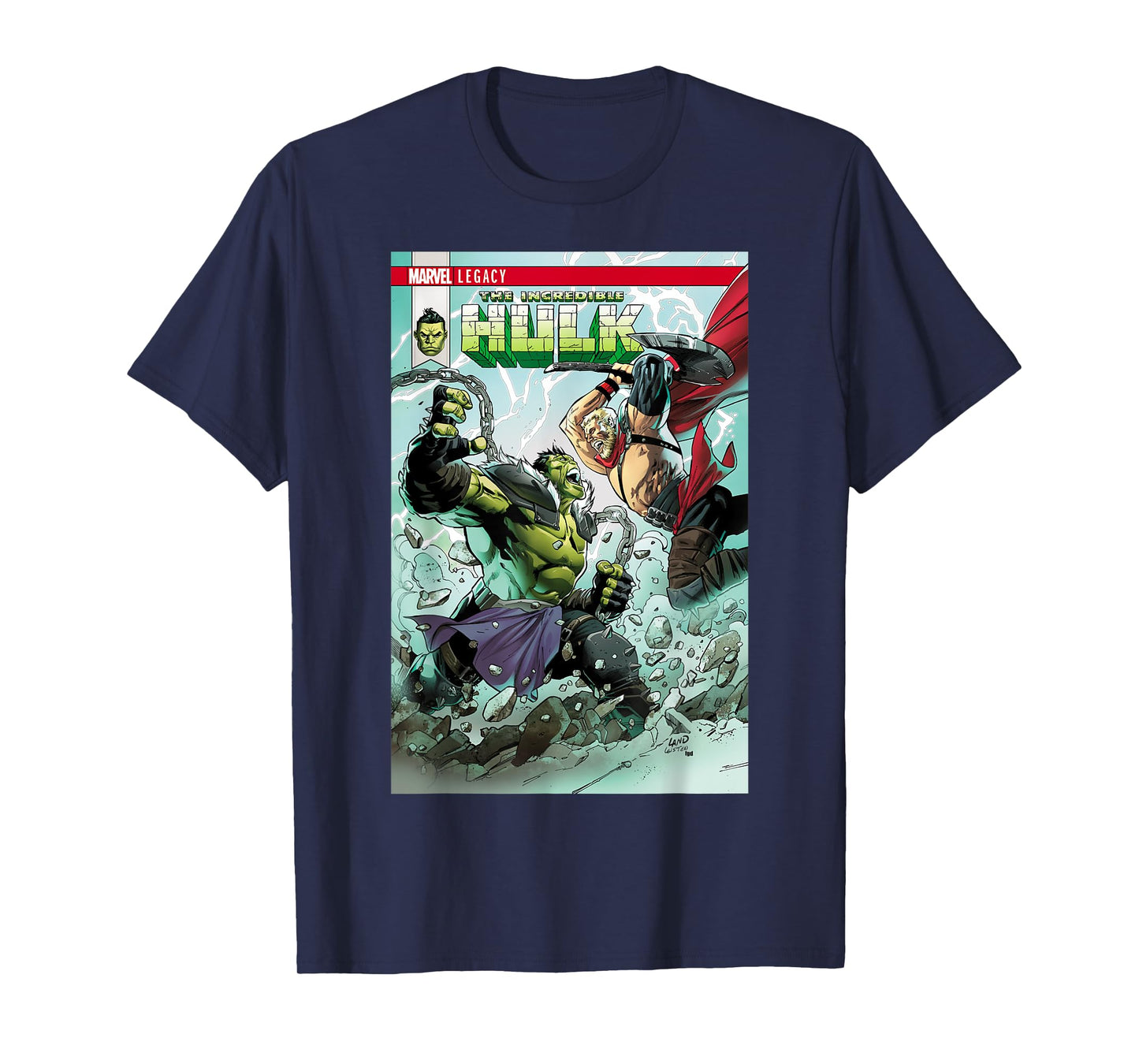 Marvel The Incredible Hulk vs The Mighty Thor Comic T-Shirt T-Shirt