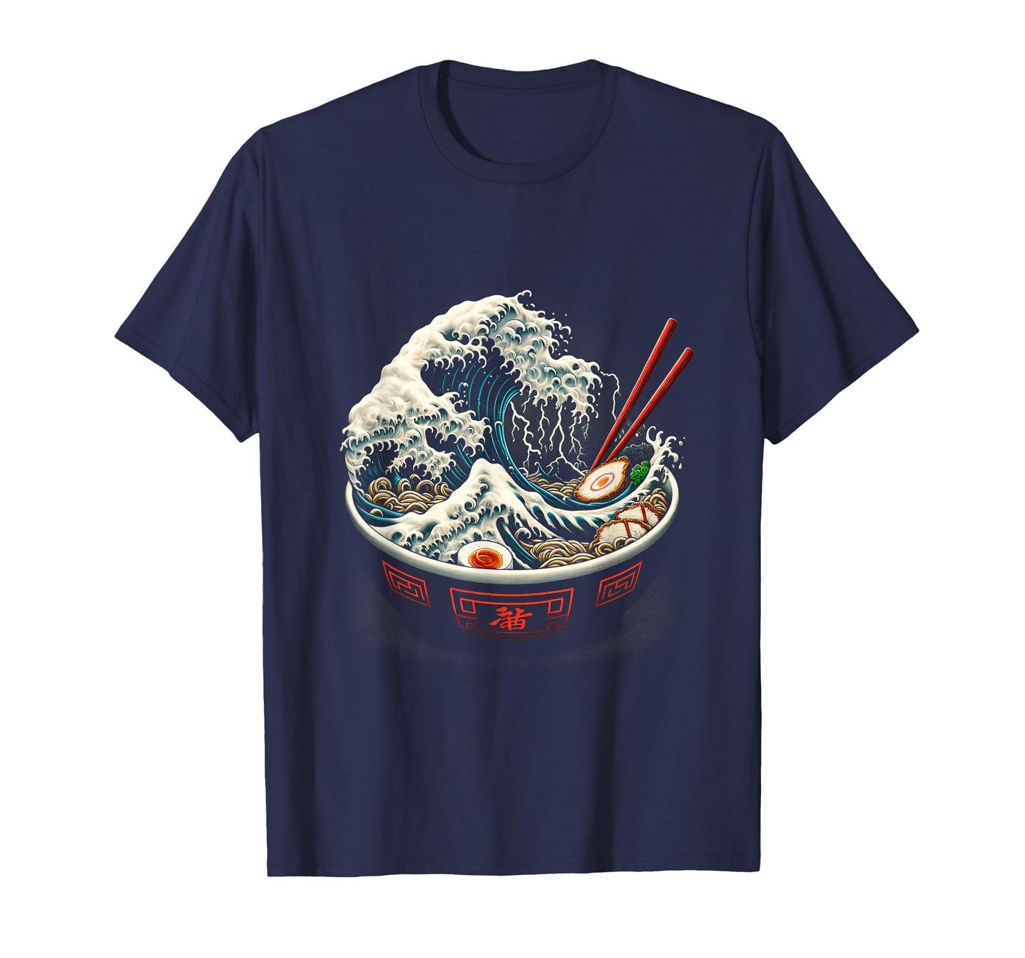 The Great Ramen Wave - Vintage Japanese Ramen Noodles T-Shirt