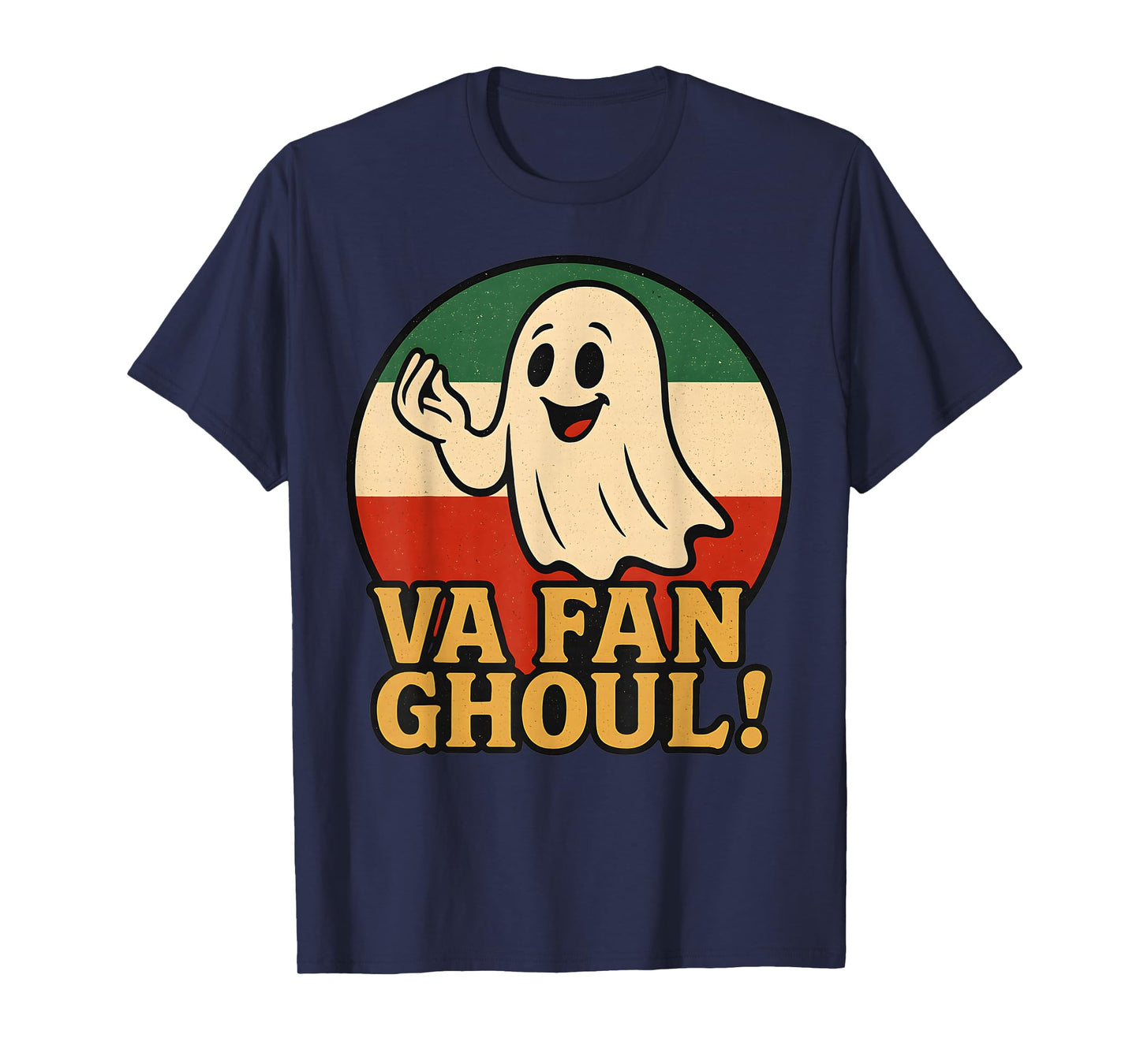 Va Fan Ghoul Ghost Italian Halloween Funny Costume Men Women T-Shirt