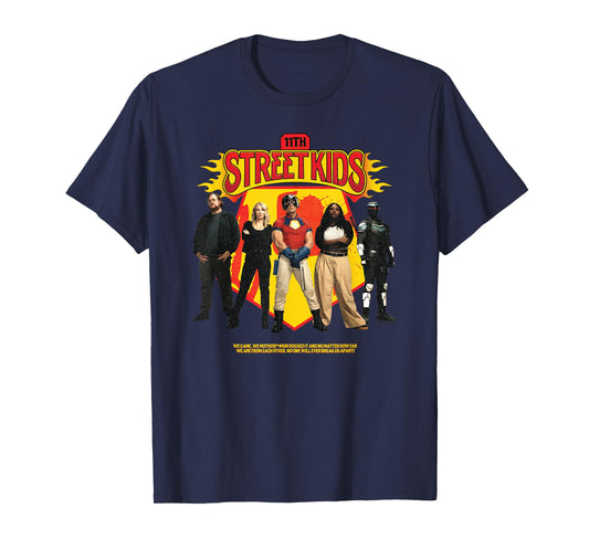 DC Comics Peacemaker 11th Street Kids Distressed Poster T-Shirt