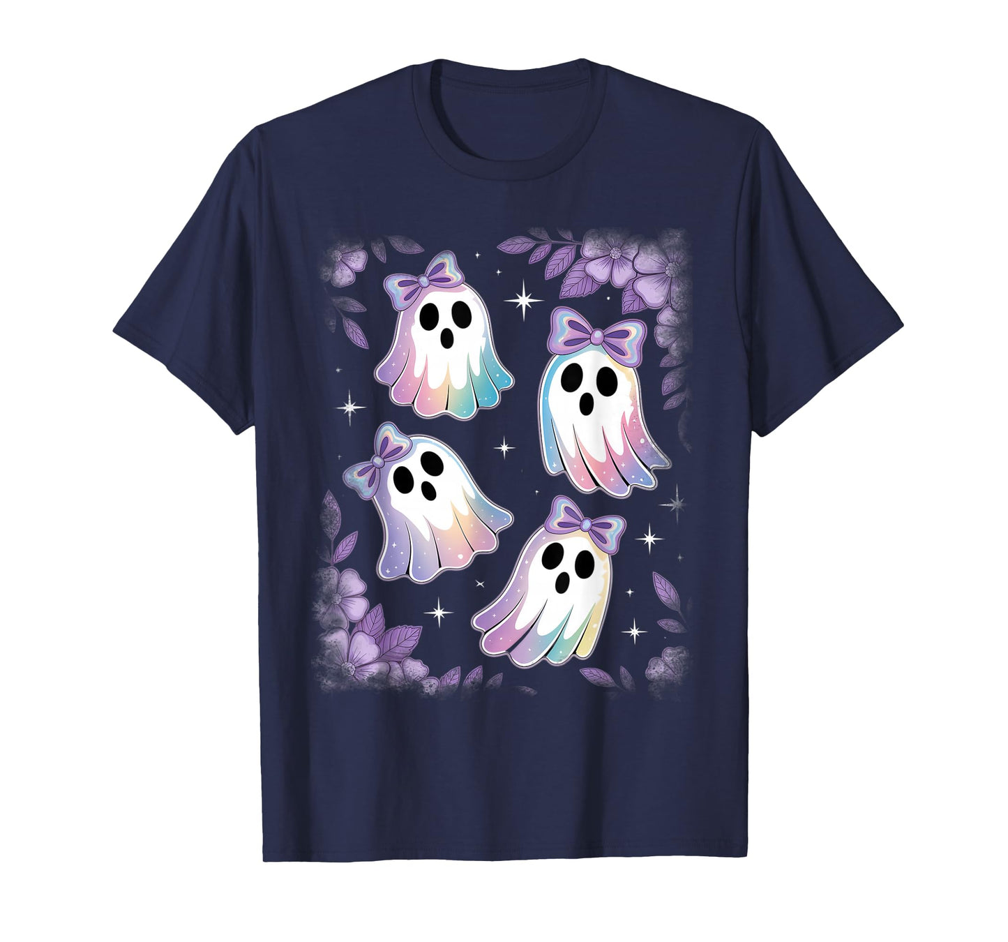 Amazing Spooky Creepy Halloween Glowing Boo Group T-Shirt