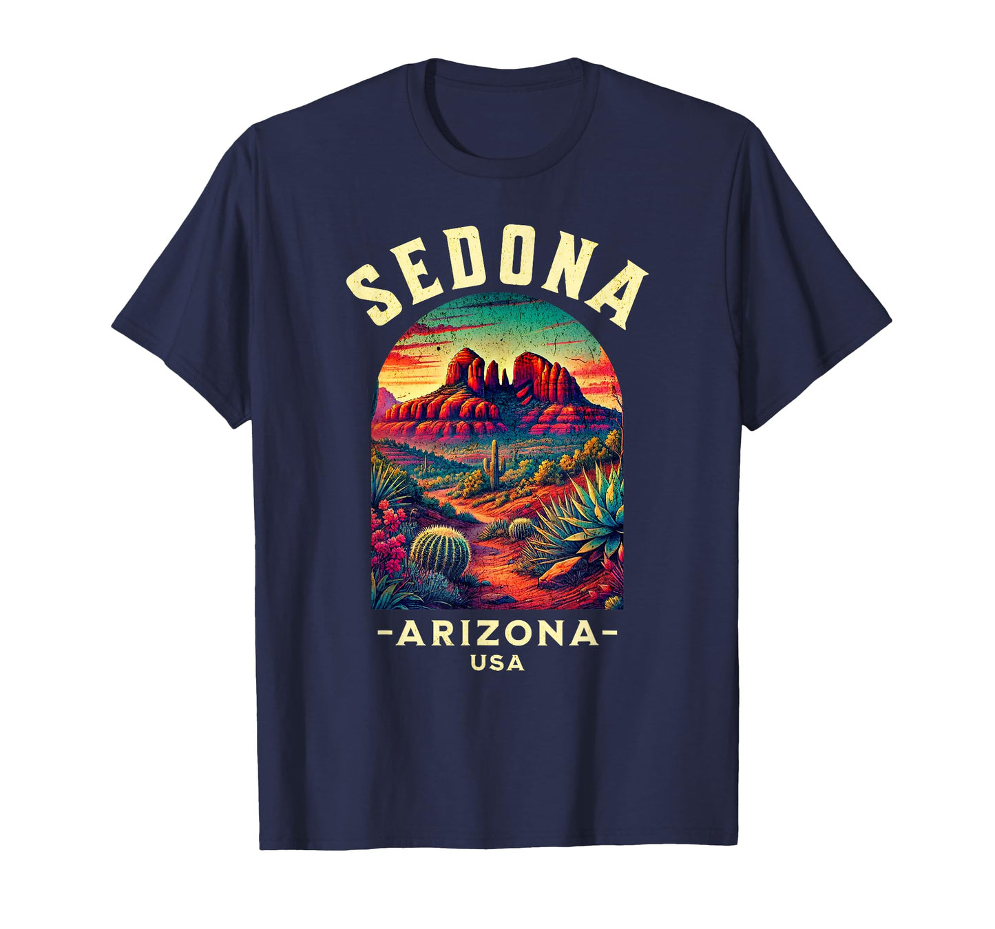 Sedona Arizona Sunset - Nature Lover USA T-Shirt