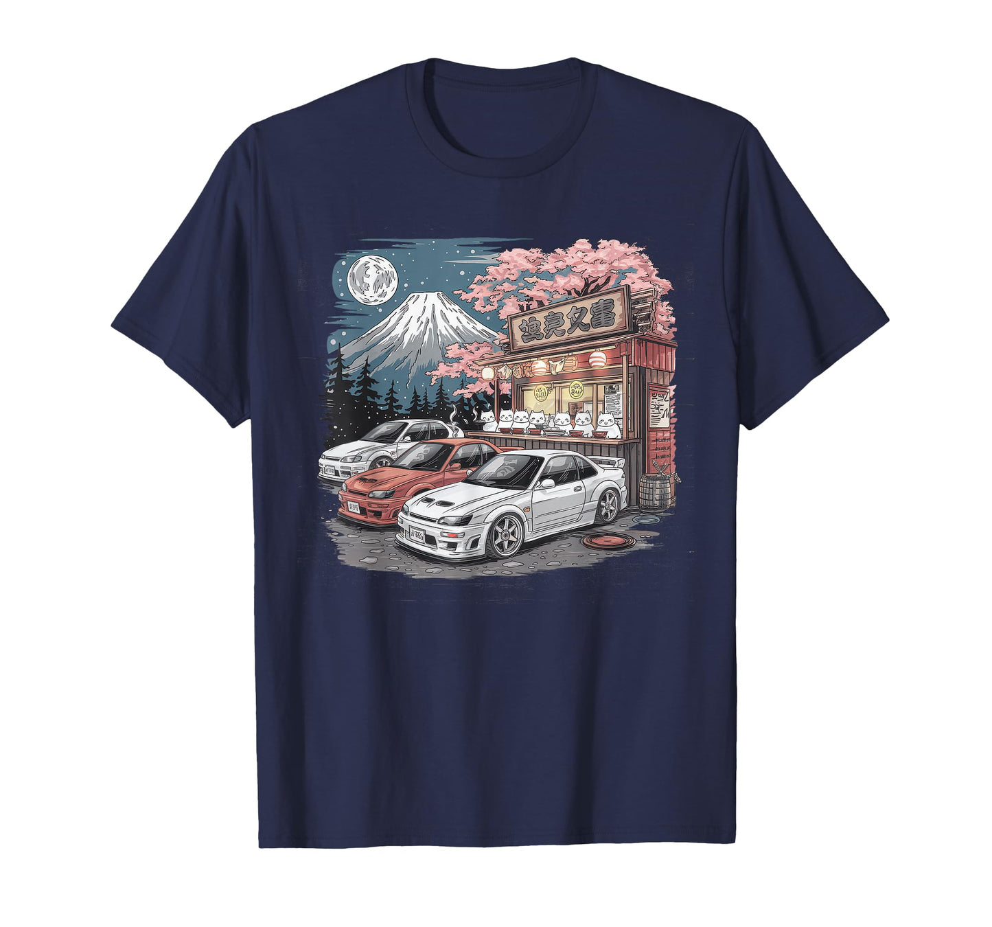 Japanese Car Tshirt Men JDM Japan Street Racing Streetwear T-Shirt