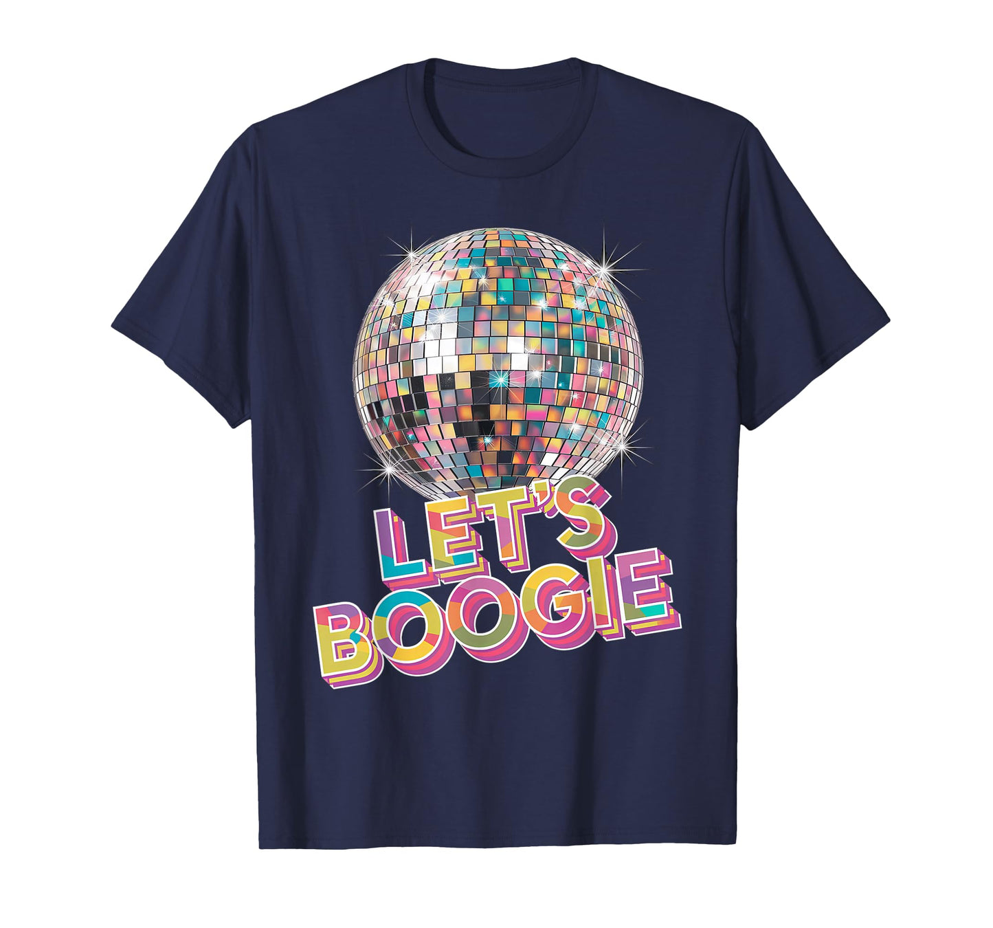 Disco Ball Vintage Retro let's boogie fever discoball party T-Shirt