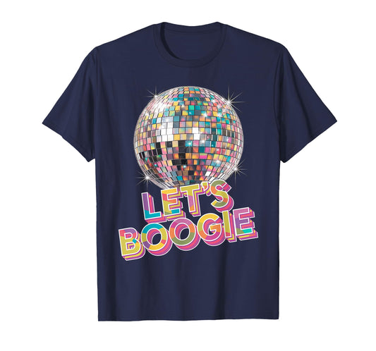 Disco Ball Vintage Retro let's boogie fever discoball party T-Shirt