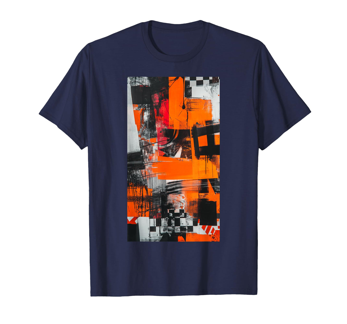 Graffiti Orange Abstract art Modern Colors T-Shirt