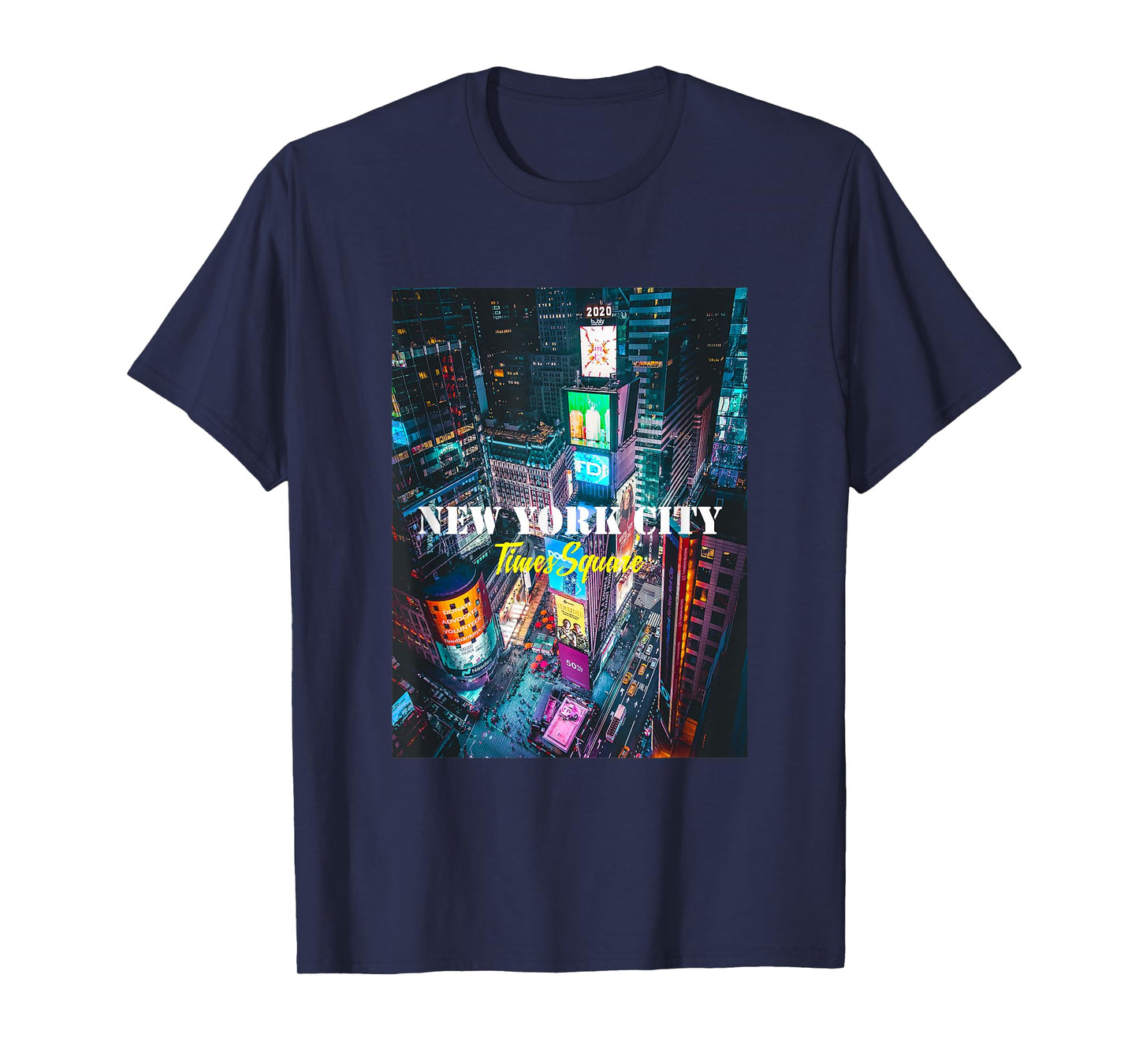 New York City Times Square Skyline Tee Shirts, New York City T-Shirt