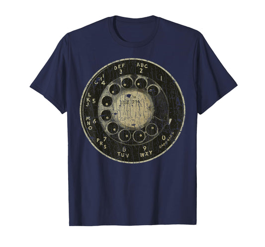 Retro Style Retro Vintage Rotary Dial Phone 60s Telephone T-Shirt