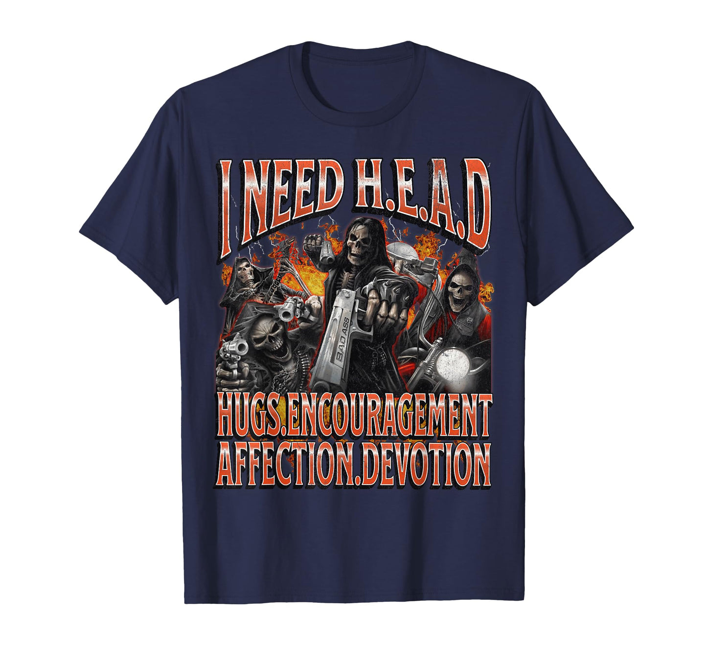 I Need Hugs Funny Hard Skeleton Meme Bootleg Graphic T-Shirt