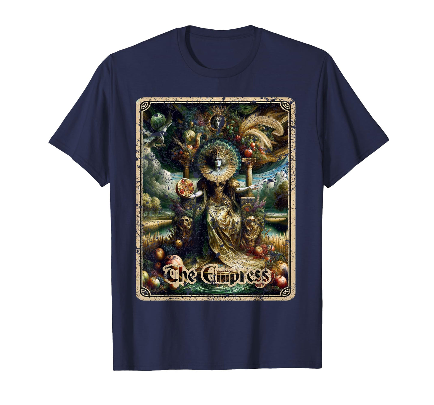 The Empress Tarot Card Goth T-Shirt
