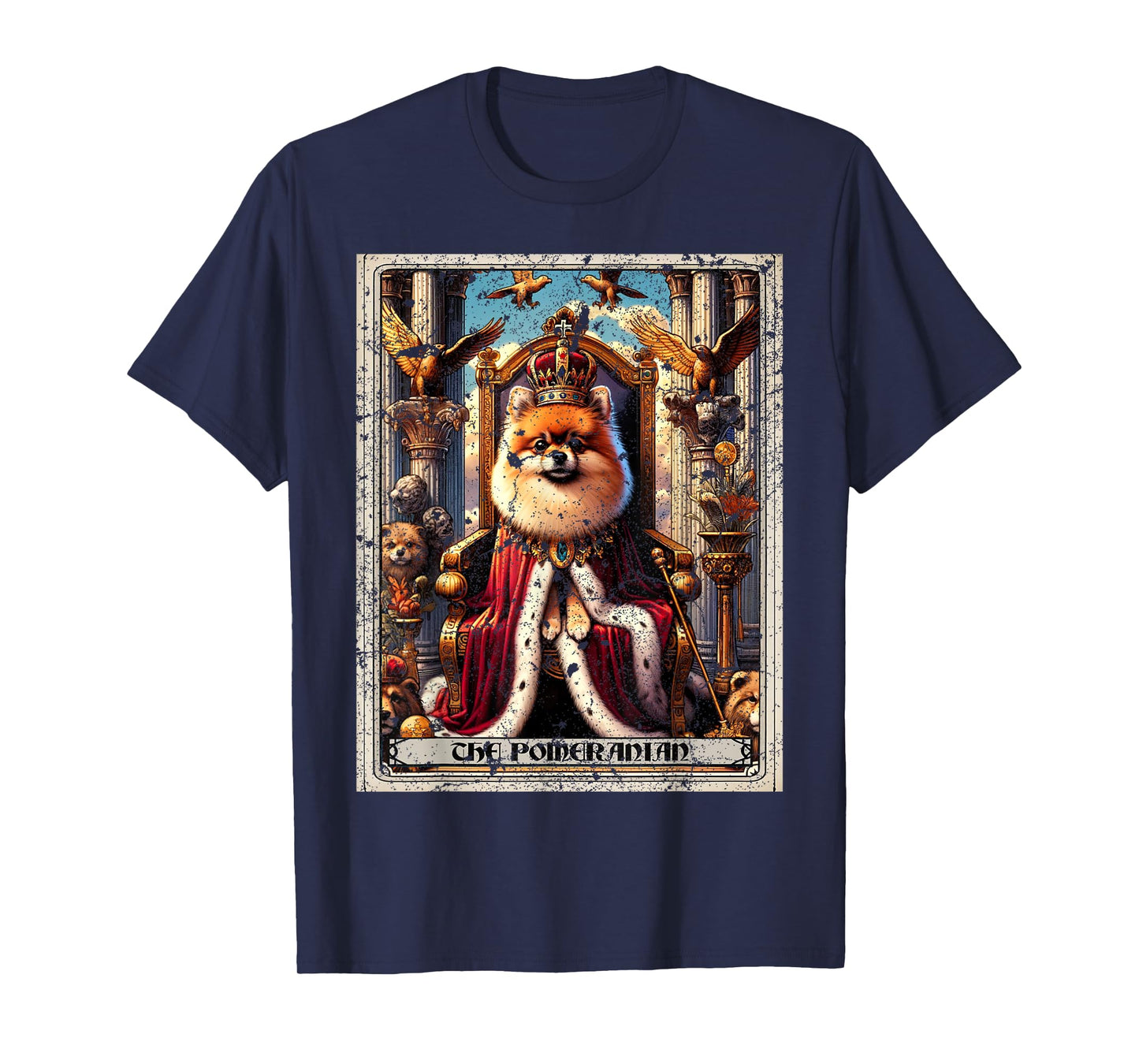 Pomeranian Tarot Card Dog T-Shirt
