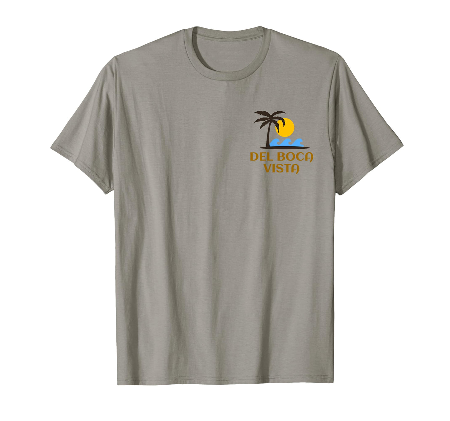 Del Boca Vista Retro Sunset Florida Vintage T-Shirt