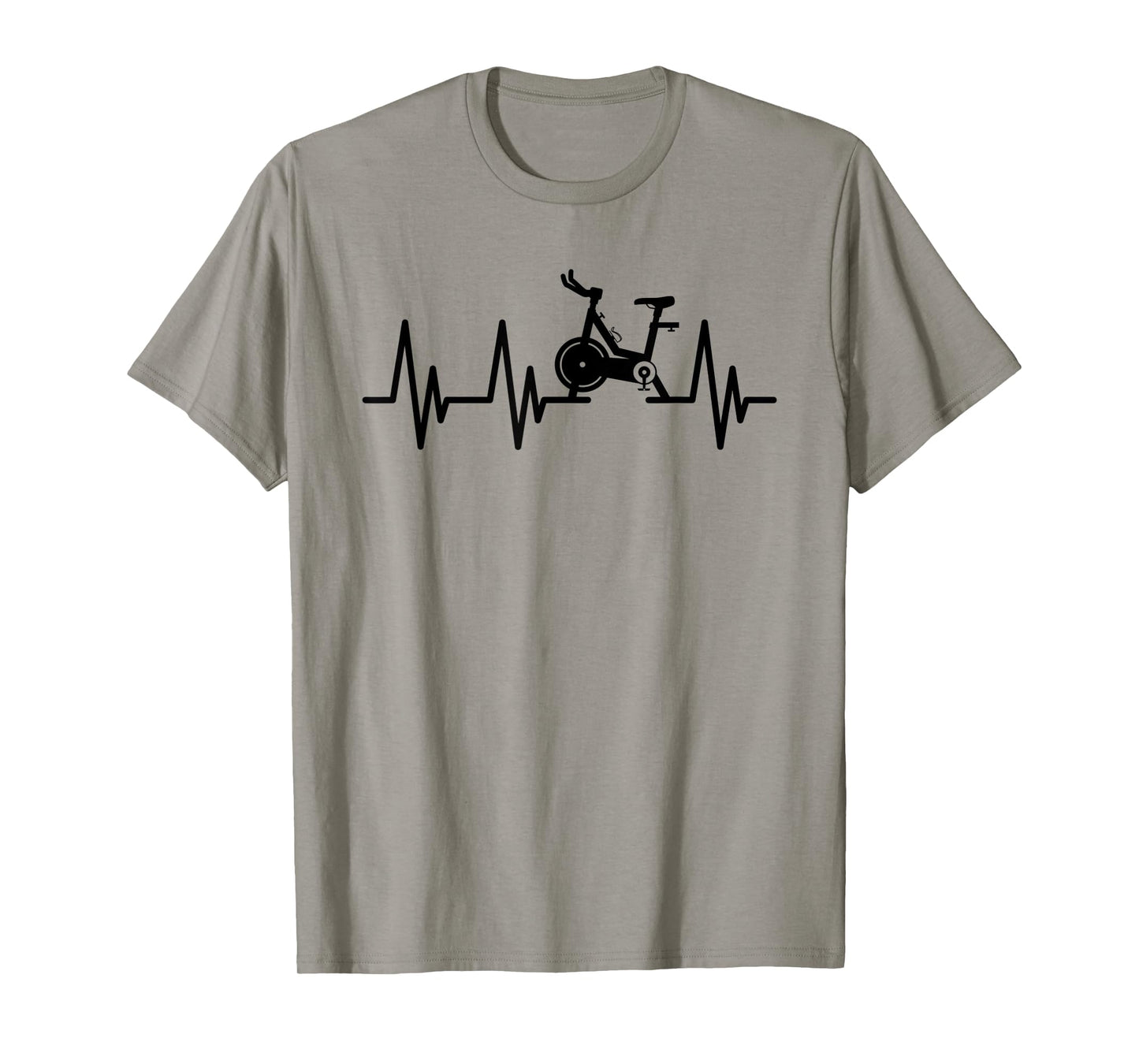 Love Spin Heartbeat Funny Gym Workout Fitness Spinning Class T-Shirt