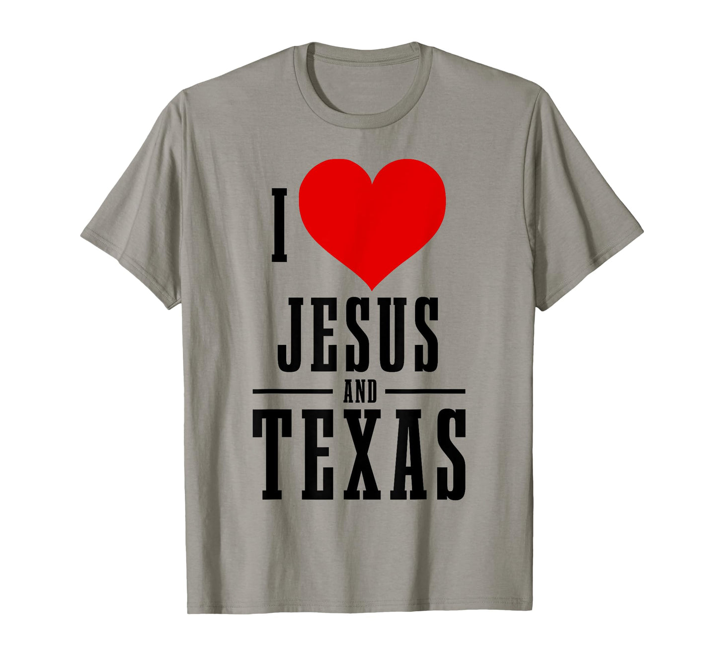 Texas Pride I Love Jesus And Texas TX Patriotic Christian T-Shirt