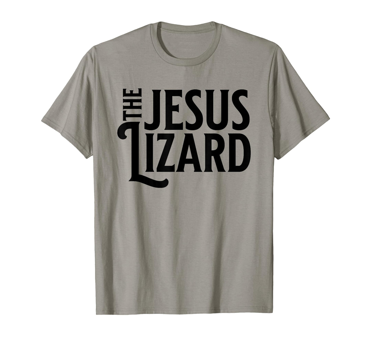 The Jesus Lizard Black Retro Vintage Text On T-Shirt