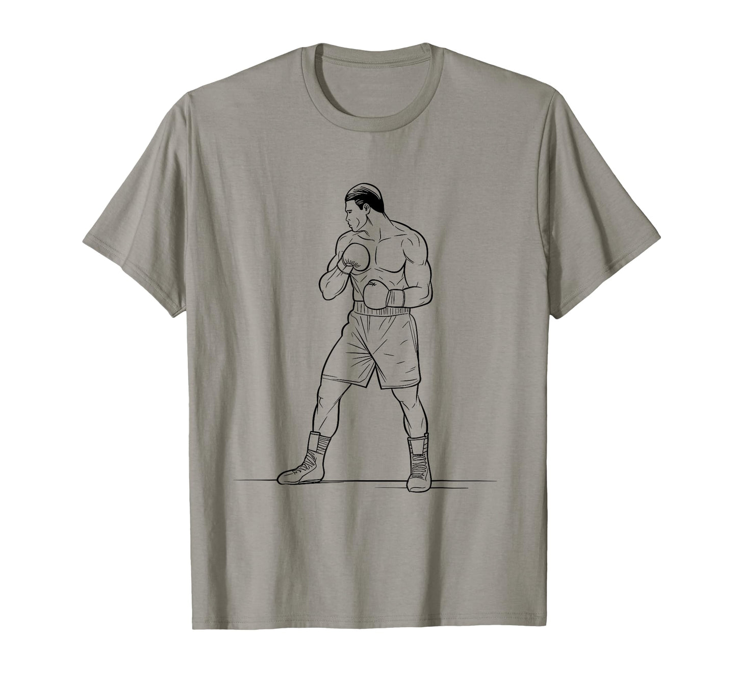 Boxer Drawing Pugilism Knockout T-Shirt