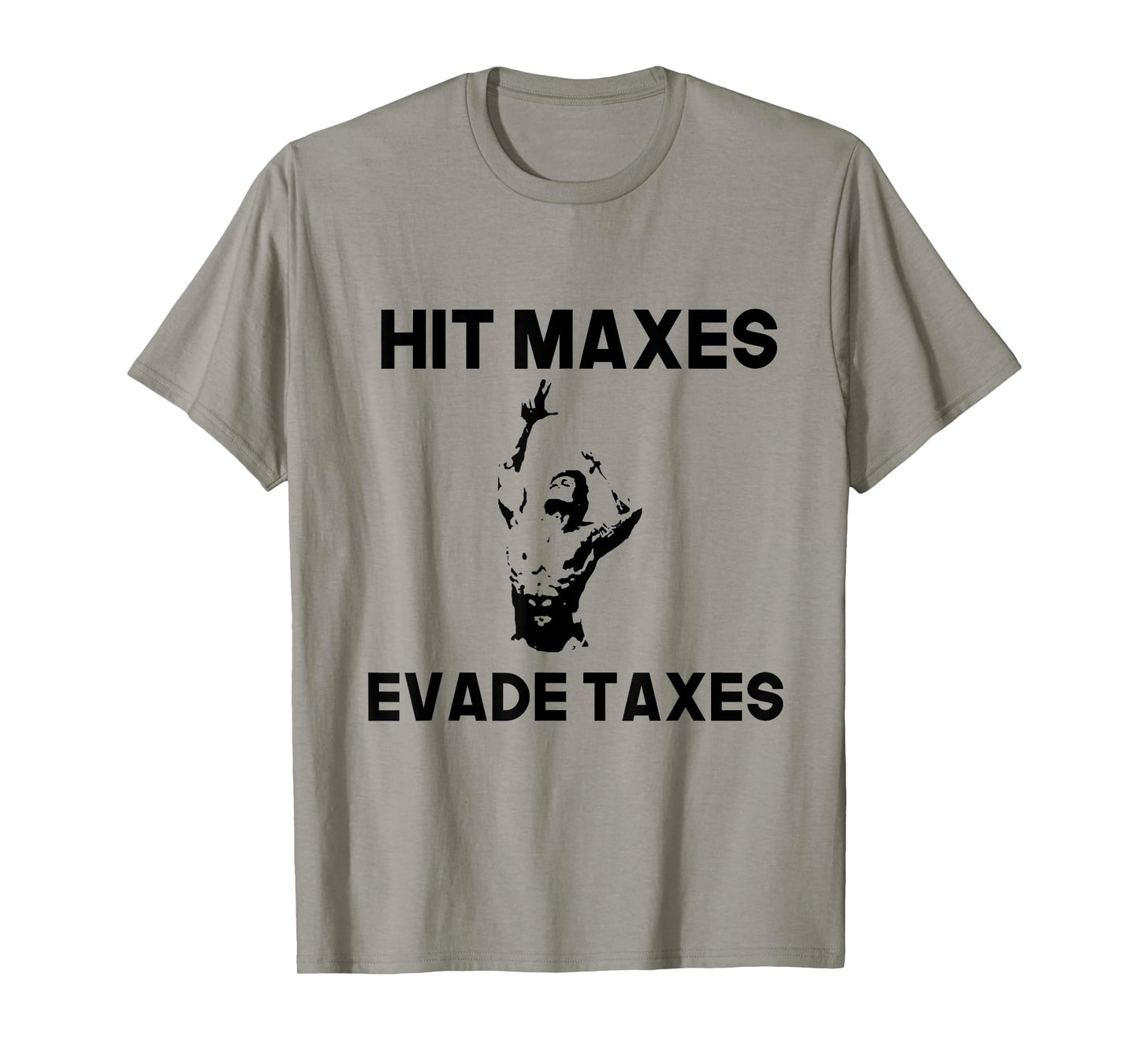 Hit Maxes Evade Taxes Funny Apparel Vintage T-Shirt