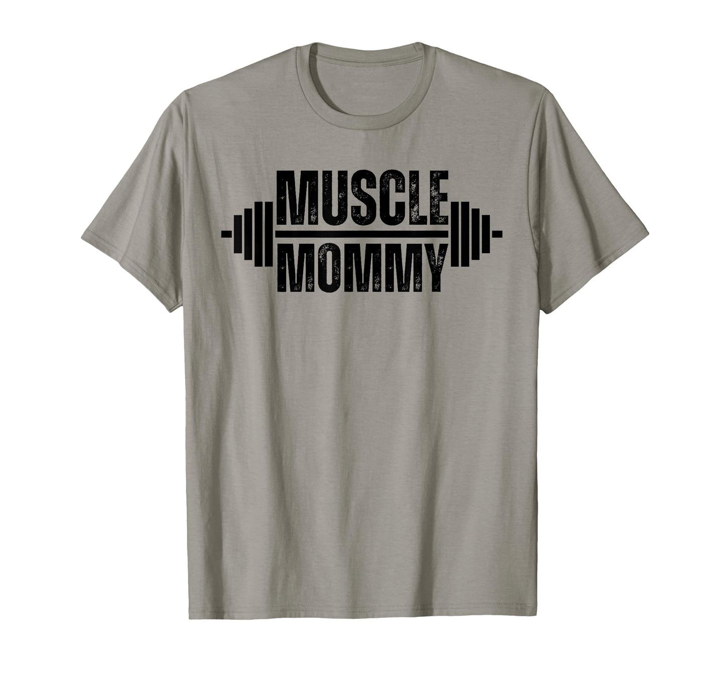 Muscle Mommy Weightlifter mom cute mother mama gym T-Shirt