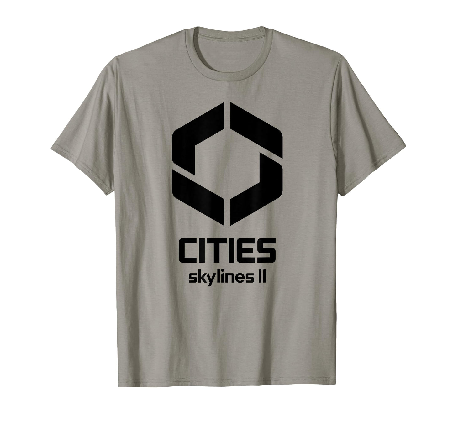 Cities Skylines II game logo black T-Shirt