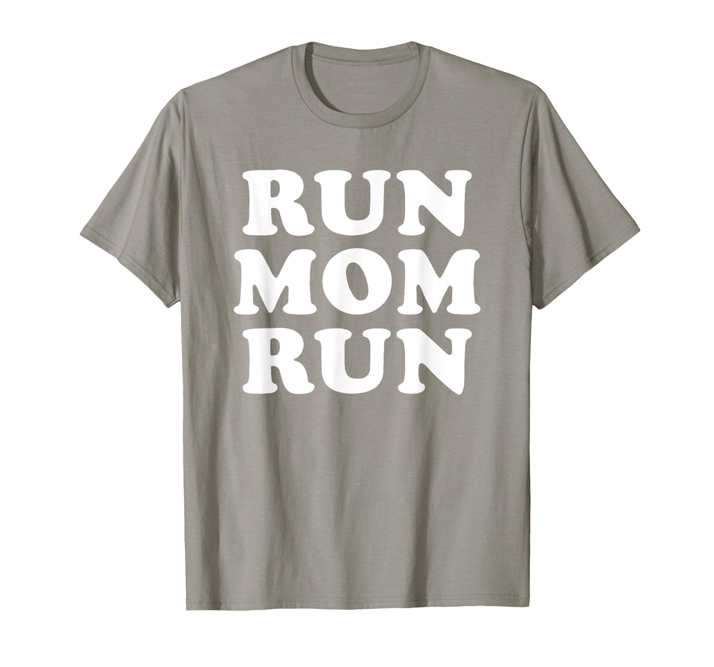 Run Mom Run T-Shirt Marathon Running Spectator Shirt T-Shirt