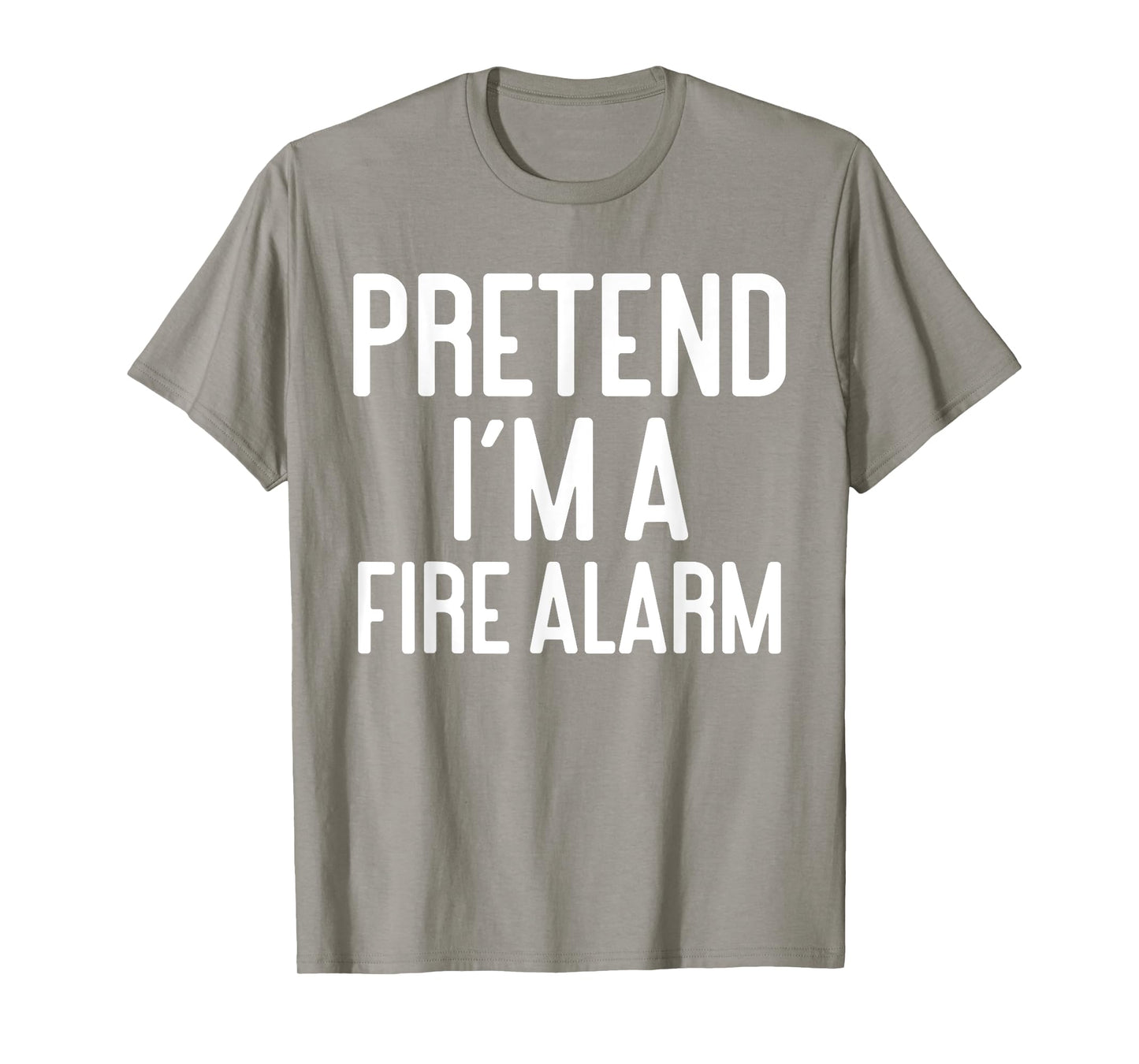 Funny Halloween Costume Party Pretend Im A Fire Alarm T-Shirt