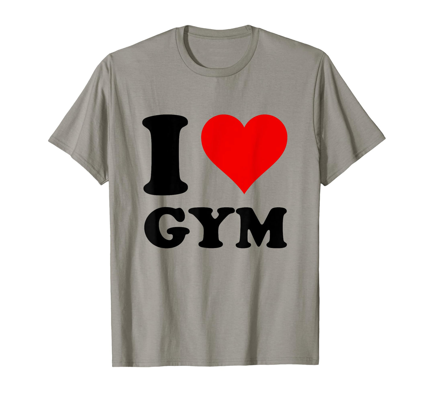 Red Heart I Love Gym T-Shirt