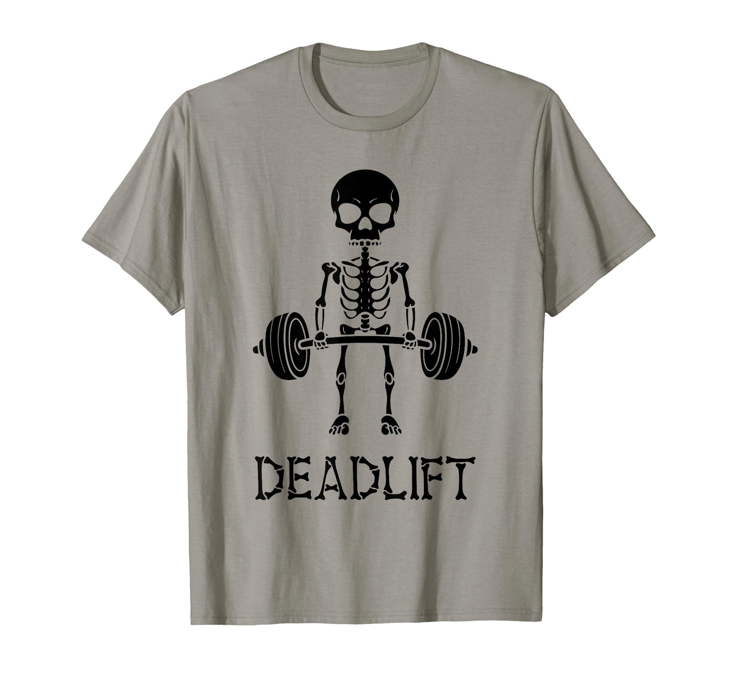 Deadlift Skeleton Gym Weight Lifting Workout Fitness T-Shirt