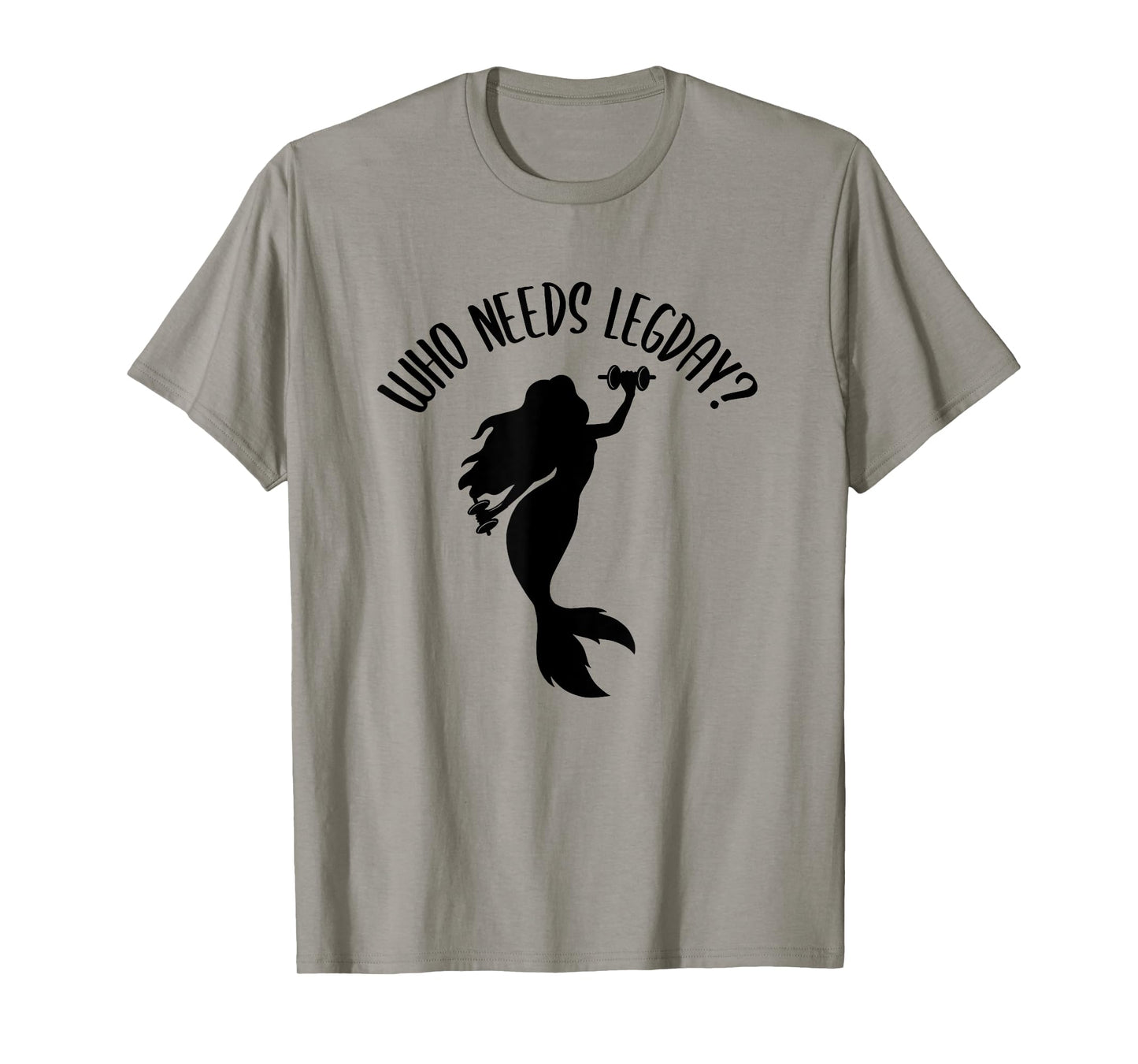 Funny Workout Mermaid Gym T-Shirt